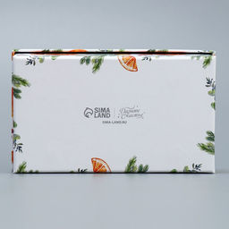 Набор новогодних подарочных коробок 10 в 1 «Новогодняя акварель», 12 х 7 х 4 - 32.5 х 20 х 12.5 см