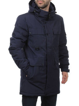 2185 DK. BLUE Куртка мужская зимняя облегченная (130 гр. холлофайбер)