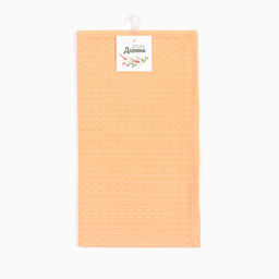 Цена за 2 шт. Набор кухонных полотенец «Доляна», коралловый, 35×60 см-2 шт., 100% хлопок, вафля, 220 г/м²