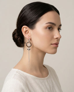 Стильные серьги