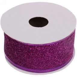 Лента для декорирования "Изящная" 4 см, 2,7 м, Фиолетовый (микс дизайнов)