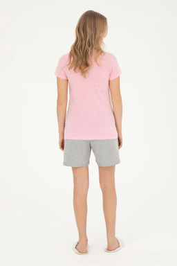 Женский розовый пижамный комплект Неожиданная скидка в корзине - U.s. polo assn фото 5