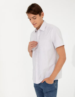 Рубашка Pierre Cardin Regular Fit бежевого цвета