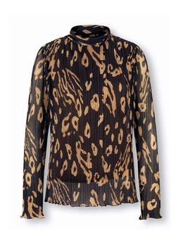 Блузка, черно-коричневая - Ashley brooke фото 2