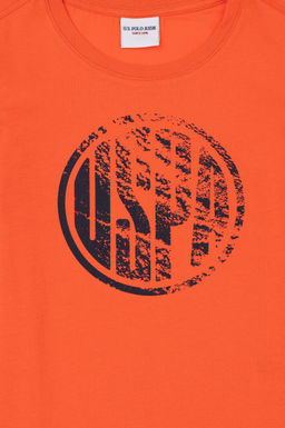 U. S. Polo Assn / Базовая футболка с круглым вырезом цвета граната для мальчиков - U.s. polo assn фото 6