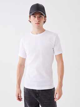 Bisiklet Yaka Penye Erkek Ti??rt