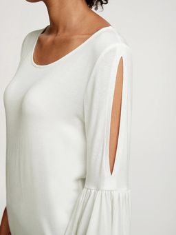 Блузка, экрю - Patrizia dini фото 5