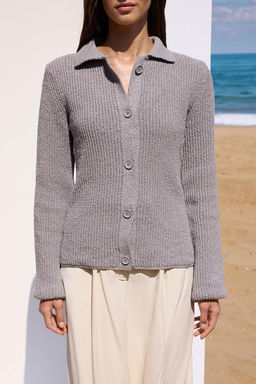 Lacivert More Sustainable Basic Polo Yaka Triko H?rka TWOAW26HI00126 - Trendyolmilla фото 9