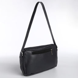 Сумка женская с карманами кожзам, графитный цвет - Nazamok фото 2