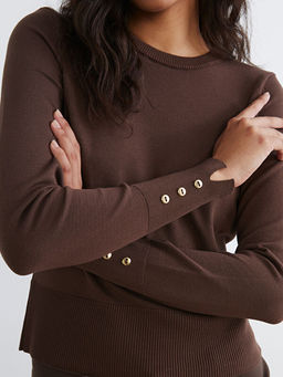 Bisiklet Yaka Kad?n Triko Kazak