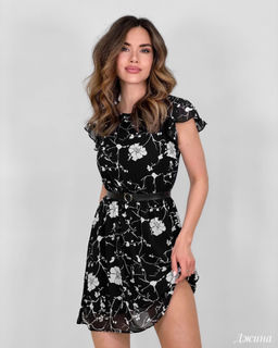 Платье Джина (белый) - Nadi bordo фото 30