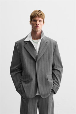 STRIPED SUIT BLAZER - Zara фото 2