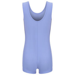 Купальник гимнастический Grace Dance, с шортами, без рукавов, р. 30, цвет сирень  фото 10