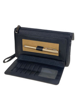 Клатч мужской из натуральной кожи, цвет черный - Greta фото 2