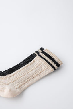 2-PACK OF STRIPED LONG SOCKS - Zara фото 2