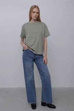 Базовая футболка темно-бежевого оттенка - Incity фото 8