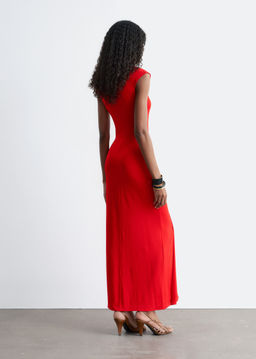 Vestido midi de frontal cruzado - H&m фото 7