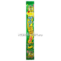Мармеладная лента со вкусом яблока Sour Paper Candy, Япония, 15 г