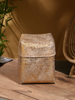 Корзинка плетёная «Аварис», 24×24×28 см