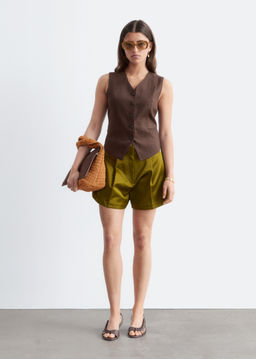 Chaleco de lino - H&m фото 4