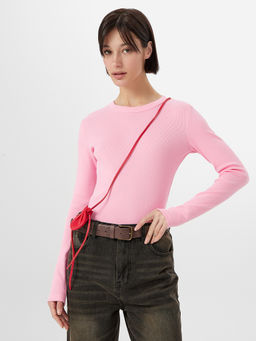 Лонгслив женский розовый - Mark formelle фото 5