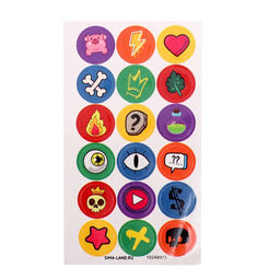 Игрушка - сюрприз Funny box «Весёлая семейка»: детский брелок, наклейки, карточка, цвет МИКС