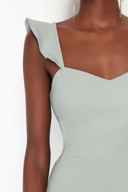 TRENDYOLMILLA Siyah Dokuma Elbise TPRSS24EL00134 фото 15