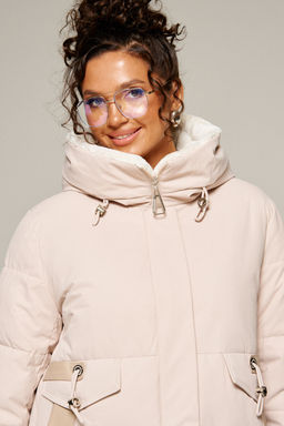 Пальто Beautiful Free 8019 бежевый