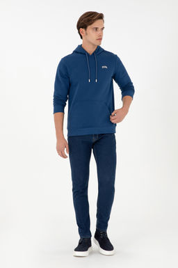 Мужской базовый свитшот цвета индиго Неожиданная скидка в корзине - U.s. polo assn фото 4