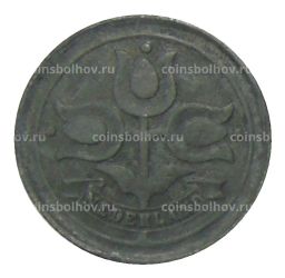 Монета 10 центов 1942 года Нидерланды