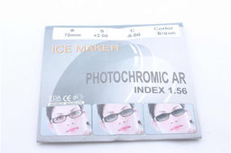 Линзы ICE MAKER PHOTOCHROMIC 1.56 (хамелеон коричн.) плюс