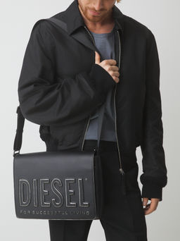 Мужская сумка через плечо DIESEL DSL 3D Артикул 4285544, черный  фото 2