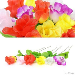 Цветок искусственный Роза 35 см / 42-6 /уп 20/100/5000/ - Галеонтрейд фото 2