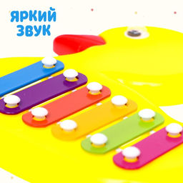 Игрушка музыкальная-металлофон Уточка - Simaland фото 3