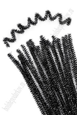 Проволока синельная металлик 100 шт (SF-3313) черный №В-011