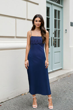 K?rm?z? Brode Detayl? Bodycone/Vucuda Oturan Midi Orme Elbise TWOSS25EL00356 - Trendyolmilla фото 8