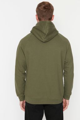 TRENDYOL MAN Gri Regular/Normal Kesim Kapusonlu Ici Polar/S?cak Tutan Sweatshirt TMNAW23SW00194 - Trendyolmilla фото 20