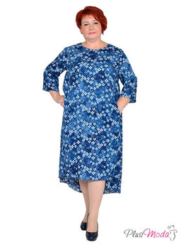 Платье Модель №1498 размеры 44-84 - Plusmoda фото 2