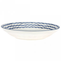 Сардиния Тарелка глубокая фарфоровая д206мм h40мм, 680мл, с деколью, отводка (Китай) - Домашняя мода фото 2