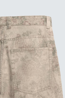 ABSTRACT PRINTED BALLOON FIT TROUSERS - Zara фото 4