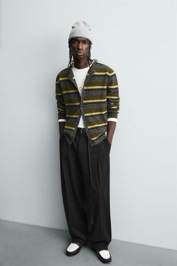 PANTAL?N BALLOON FIT PLIEGUES CINTUR?N / Negro - Zara фото 6