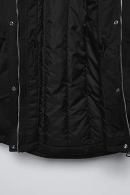 PARKA WITH FAUX FUR HOOD - Zara фото 5