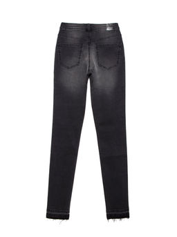 CONTE Моделирующие eco-friendly джинсы skinny с высокой посадкой CON-225 Lycra® washed black - Conte elegant фото 5