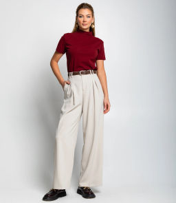 Брюки #КТ25933 (1), бежево-серый