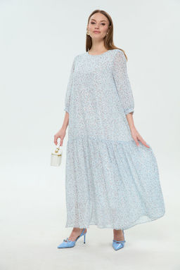 Платье NIKVA н1036-1 небесный  фото 5