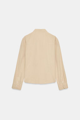 WASHED POPLIN SHIRT - Zara фото 15