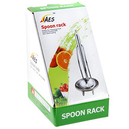 Подставка из нержавеющей стали для половника h16,5см 11х9,8см, съемная чаша д9,8х3см, в коробке (Китай) - Домашняя мода фото 2