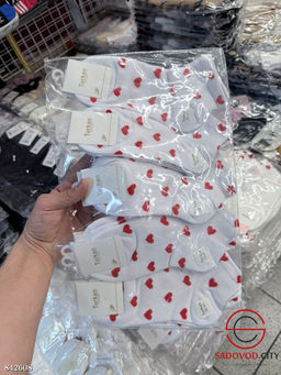 Женские носки из хлопка