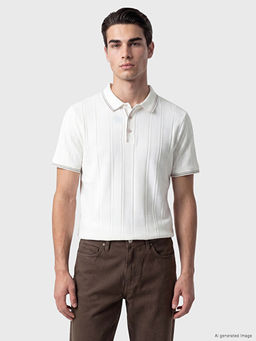 Polo Yaka ?izgili Erkek Ti??rt