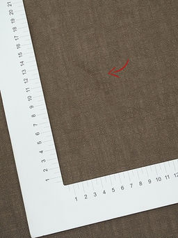 Крапива Рами (Ramie) цв.Кофейно-серый, СОРТ2, ш.1.4м, крапива-100%, 240гр/м.кв - Купава фото 2